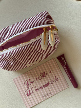 CHERRY CHIC BEAUTY POUCH
