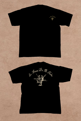 “BY THE NIGHT” BLACK OVERSIZED T-SHIRT