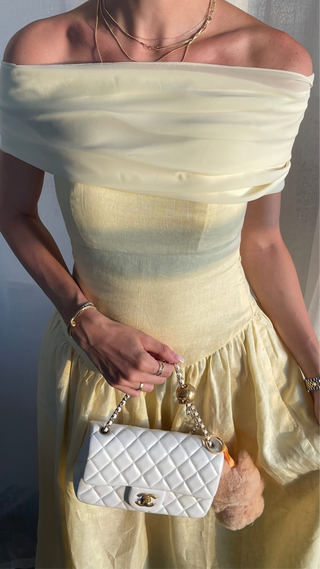 LIMONE LINEN MAXI DRESS