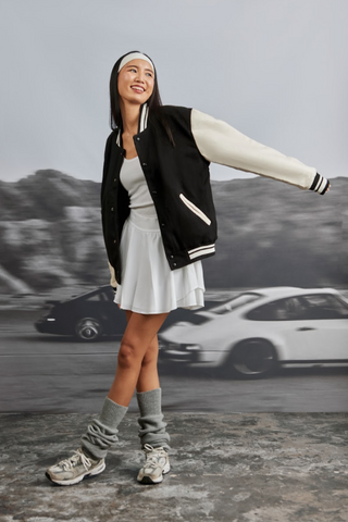 BLACK VARSITY JACKET