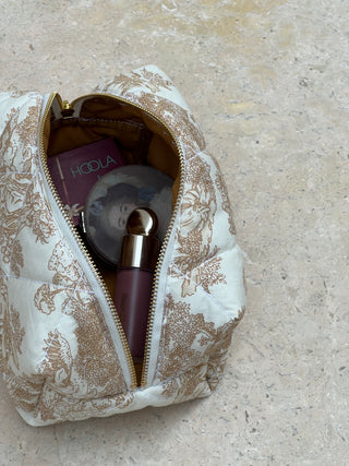 BRONZE RIVIERA BEAUTY POUCH