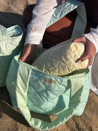 حقيبة تجميل "حلوى الليمون"