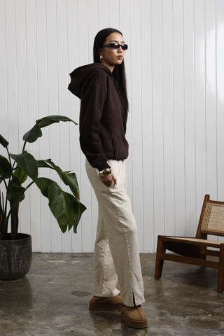 BROWN HOODIE
