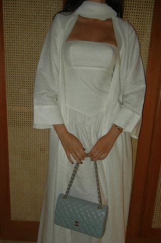 “LATTE” LINEN KAFTAN