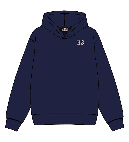 NAVY BLUE HOODIE