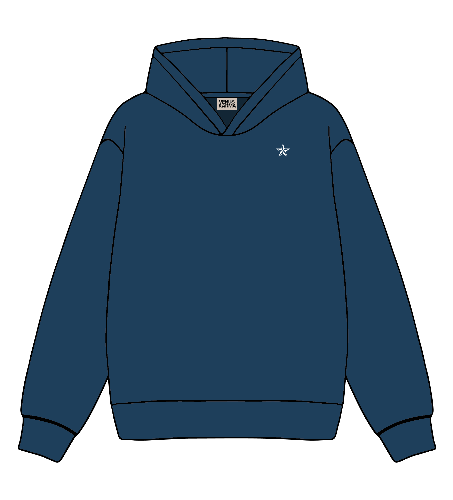 COBALT BLUE HOODIE