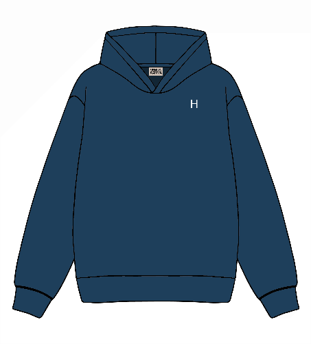 COBALT BLUE HOODIE