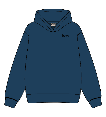 COBALT BLUE HOODIE