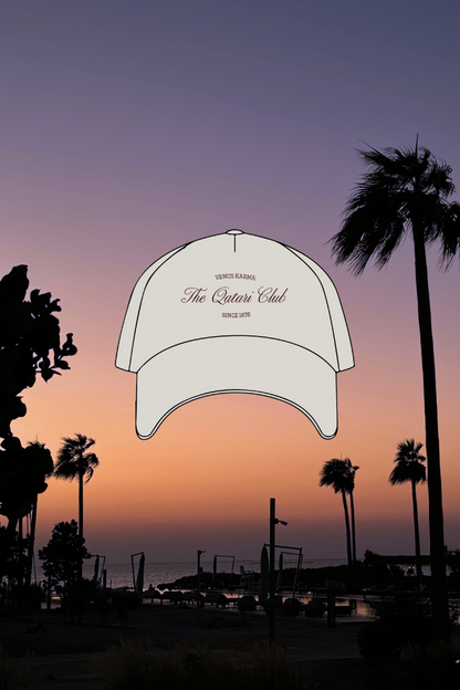 "THE QATARI CLUB" OFF-WHITE HAT