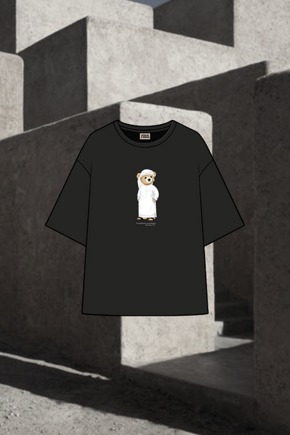 "UAE ICONIC BEAR" DARK ASH T-SHIRT