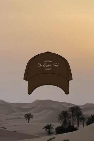 "THE QATARI CLUB" BROWN HAT