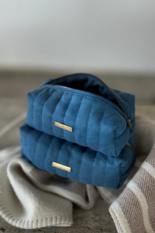 "ROYAL BLUE" SUEDE POUCH