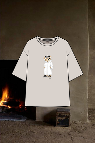 "ICONIC TEDDY BEAR" OVERSIZED T-SHIRT