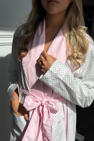 POLKA DOT ROBE