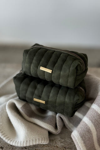 "FOREST GREEN" SUEDE POUCH