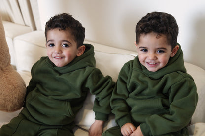 "OLIVE GREEN" KIDS SET