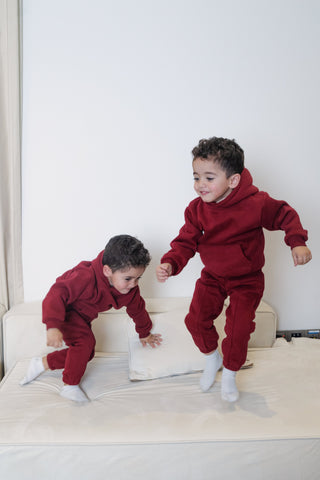 MAROON KIDS SET