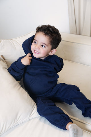 LITTLE "KUWAIT ICONIC BEAR" NAVY BLUE SET