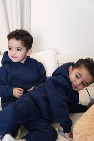 LITTLE "KUWAIT ICONIC BEAR" NAVY BLUE SET