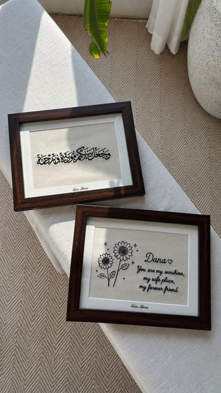 “MAKE YOUR OWN” FRAME
