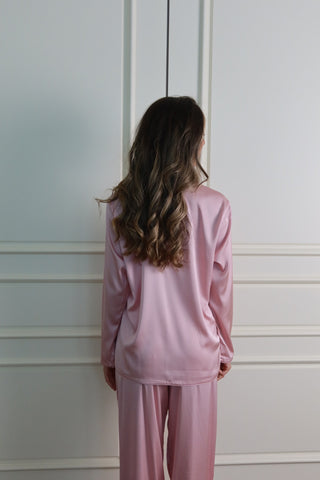 BLUSH SILKY SLEEPWEAR SET