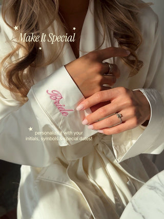 IVORY SILKY ROBE