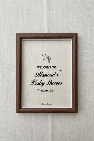 “BABY SHOWER” FOREVER FRAME