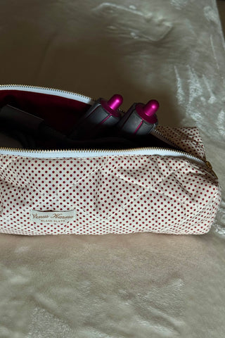 POLKA ROUGE HAIR TOOL POUCH
