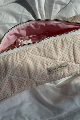 PINK POLKA HAIR TOOL POUCH