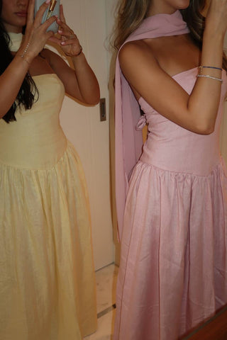 “ROSA” LINEN MAXI DRESS