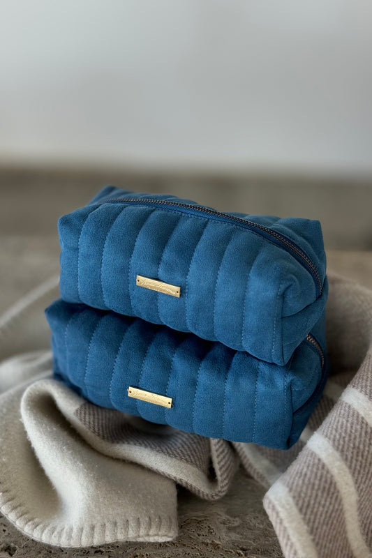 "ROYAL BLUE" SUEDE POUCH