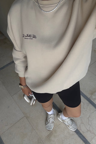 "THE WELLNESS ERA" OFF-WHITE SWEATSHIRT