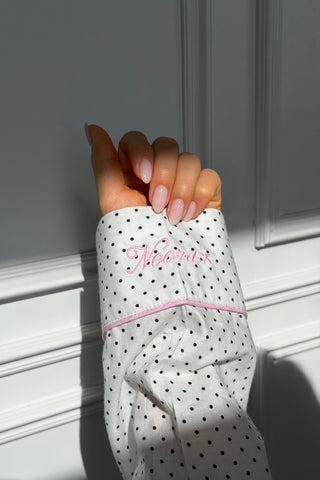POLKA DOT ROBE