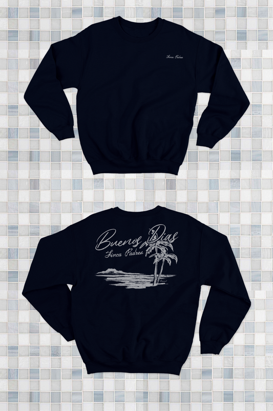 “BY THE EVENING” NAVY BLUE SWEATSHIRT