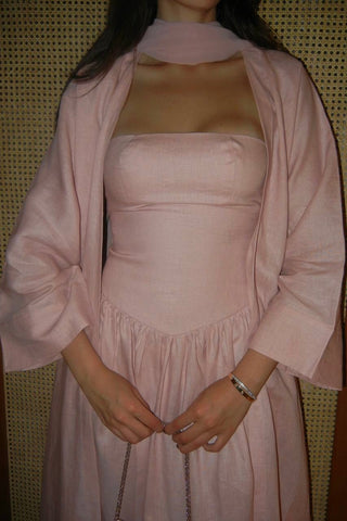 “ROSA” LINEN KAFTAN