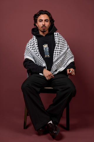 PALESTINIAN ICONIC TEDDY BEAR HOODIE
