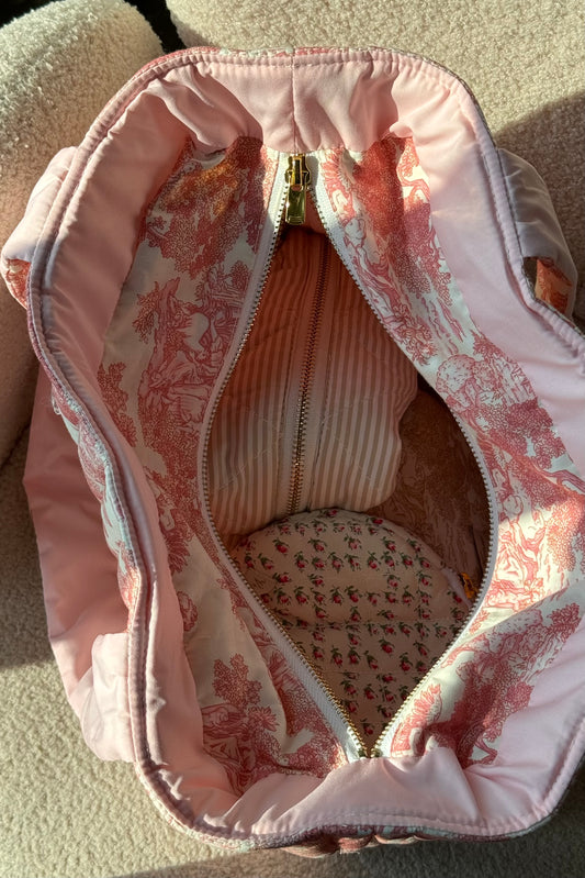 "ROSE RIVIERA" TOTE BAG