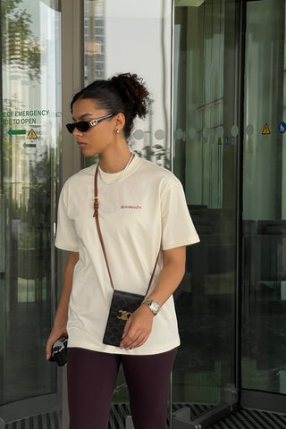 "WELLNESS SURVIVAL KIT" BUTTER YELLOW T-SHIRT