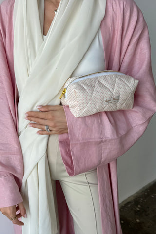 PINK POLKA BEAUTY POUCH
