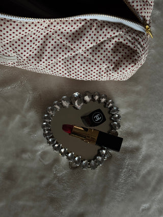 POLKA ROUGE HAIR TOOL POUCH