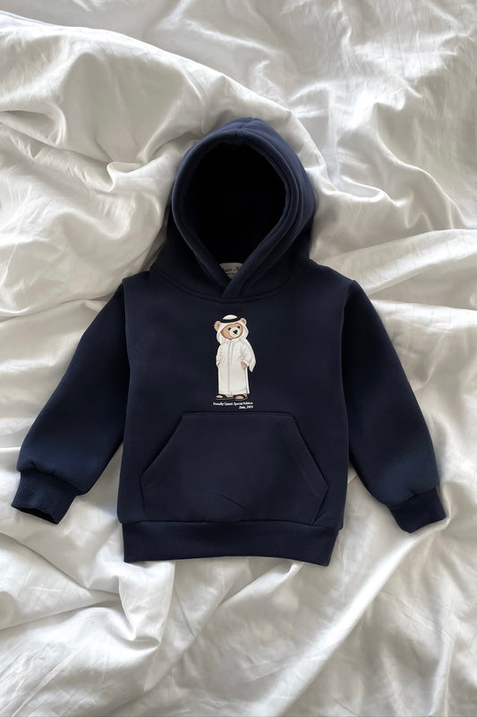 LITTLE "QATAR ICONIC BEAR" NAVY BLUE SET