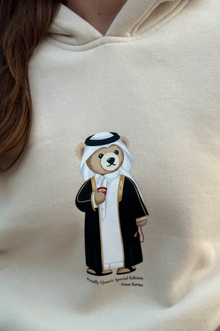 QATARI ICONIC TEDDY BEAR HOODIE