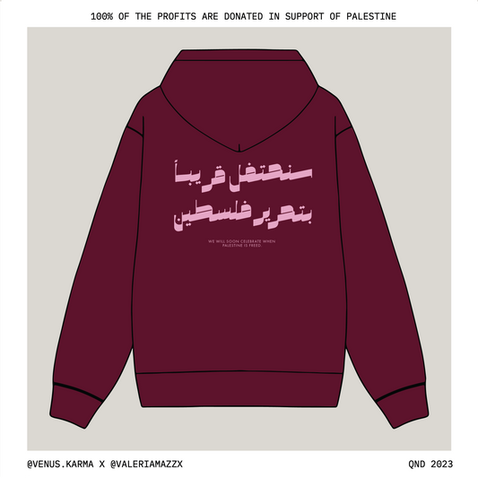 "THE DAY WILL COME" MAROON HOODIE