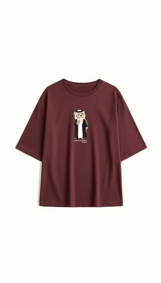 QATARI ICONIC TEDDY BEAR OVERSIZED T-SHIRT