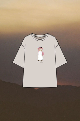 "ICONIC TEDDY BEAR" OVERSIZED T-SHIRT