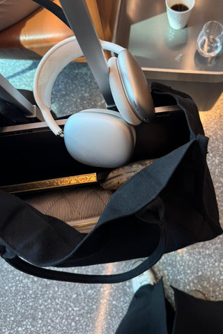 NEVERFULL BLACK TOTE BAG