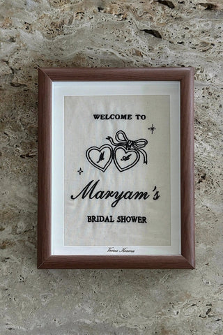 “BRIDAL SHOWER” FOREVER FRAME Venus Karma