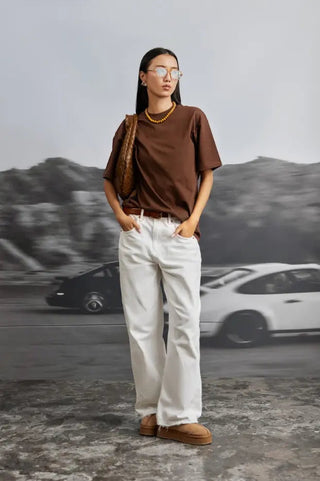 BROWN OVERSIZED T-SHIRT Venus Karma