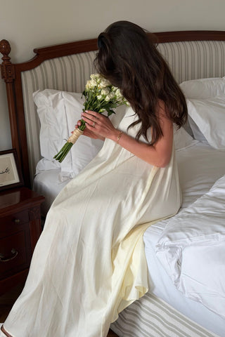 Butter Sleeping Gown worn, one-size fit