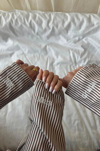 Chocolate Martini Sleepwear Set - back view